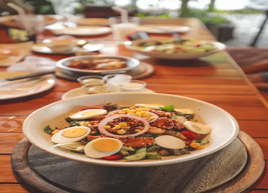 Cobb salade sauce yaourt