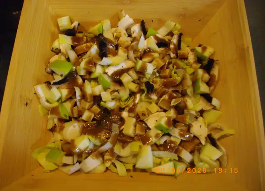 Salade d'endives aux champignons