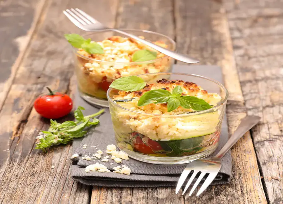 Ratatouille en crumble