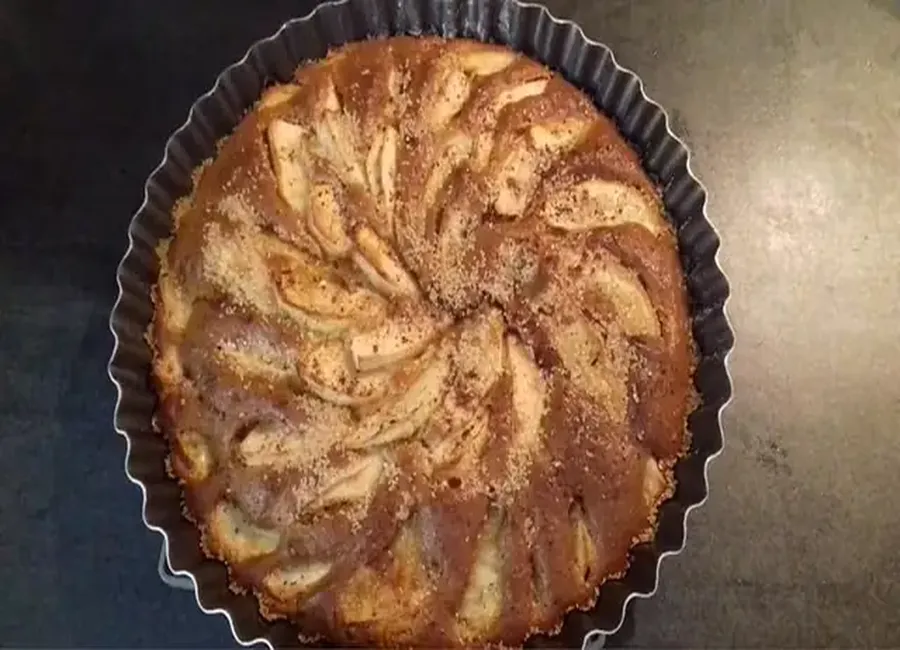 Tarte aux pommes normande revisitée