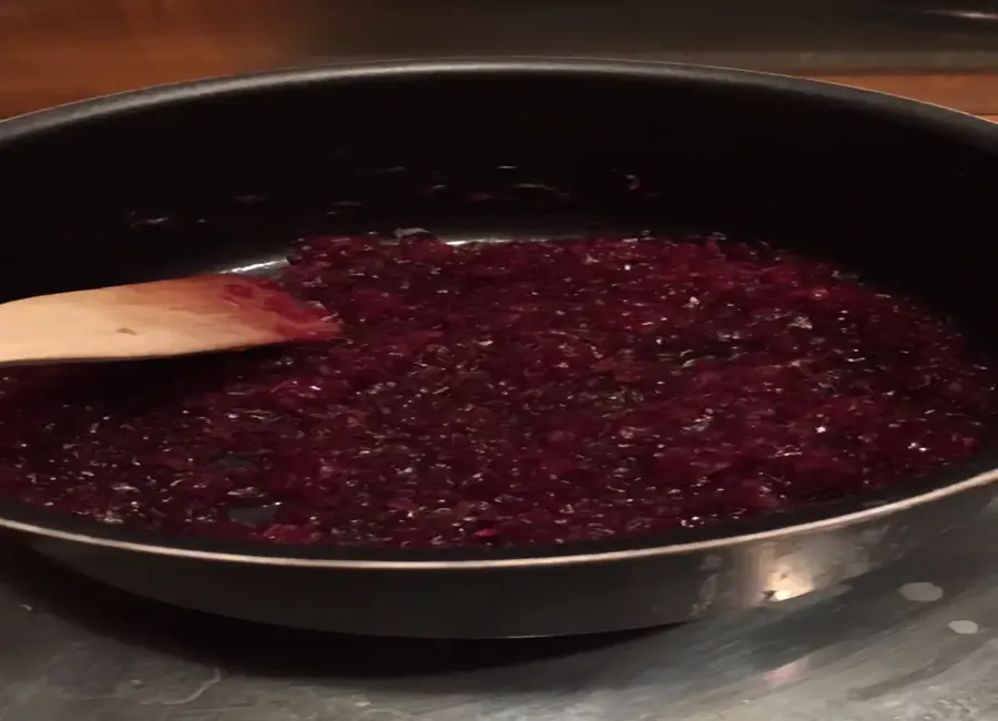 Compote d'oignons rouges
