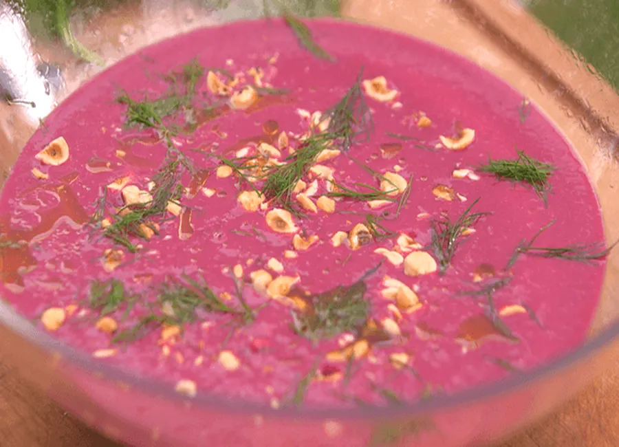 Gaspacho tout betterave par laurent mariotte
