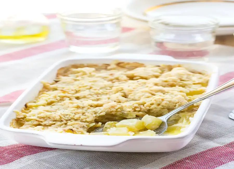 Crumble de courgettes