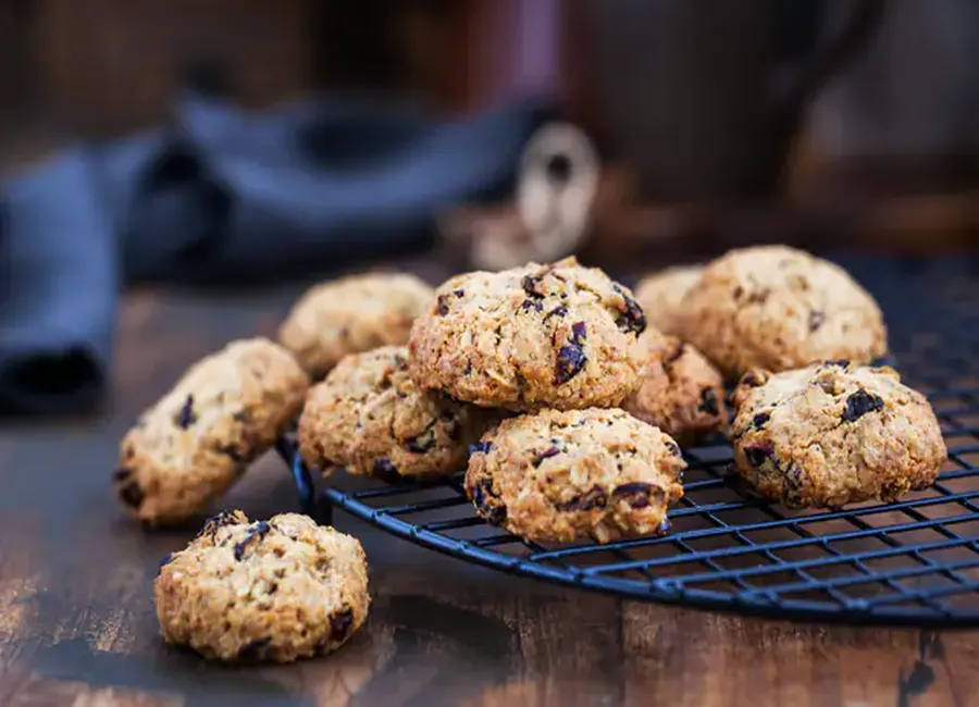 Cookies chocolat cranberries et graines