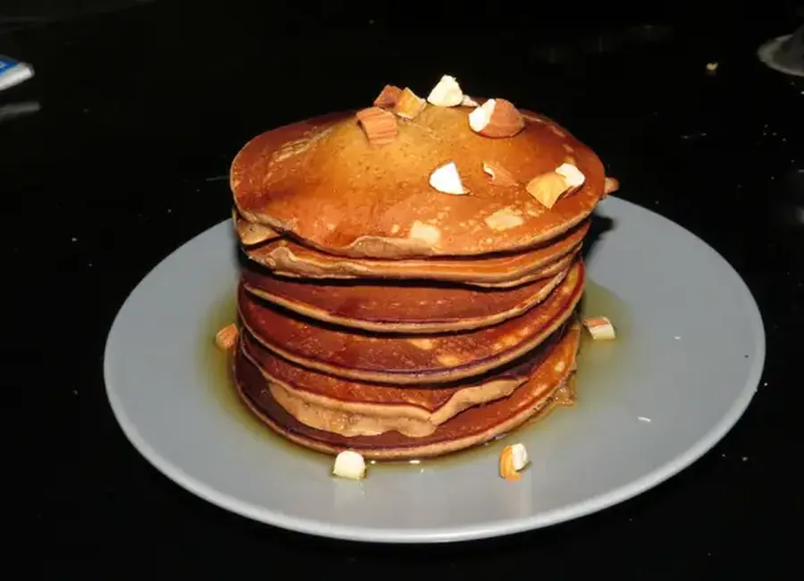 Pancakes farine de châtaigne et lait végétal