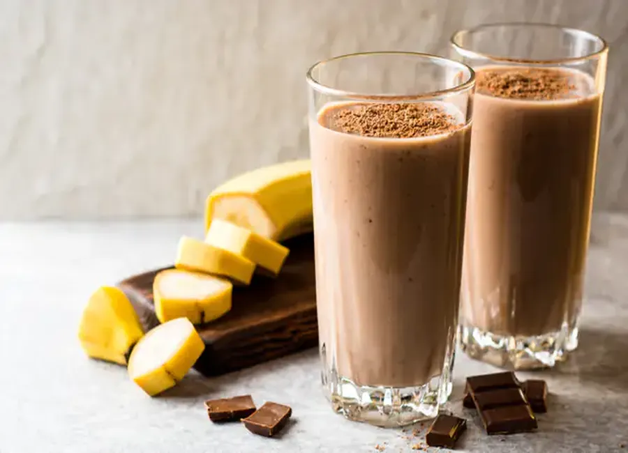 Milkshake banana split