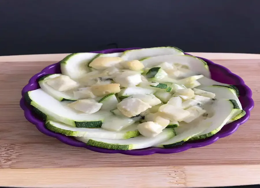 Gratin de courgettes au roquefort
