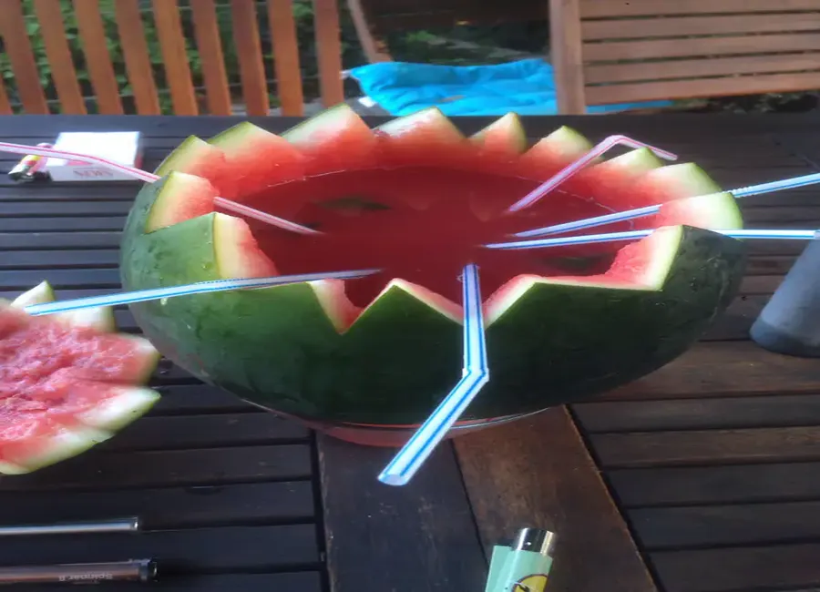 Punch-sangria de pastèque
