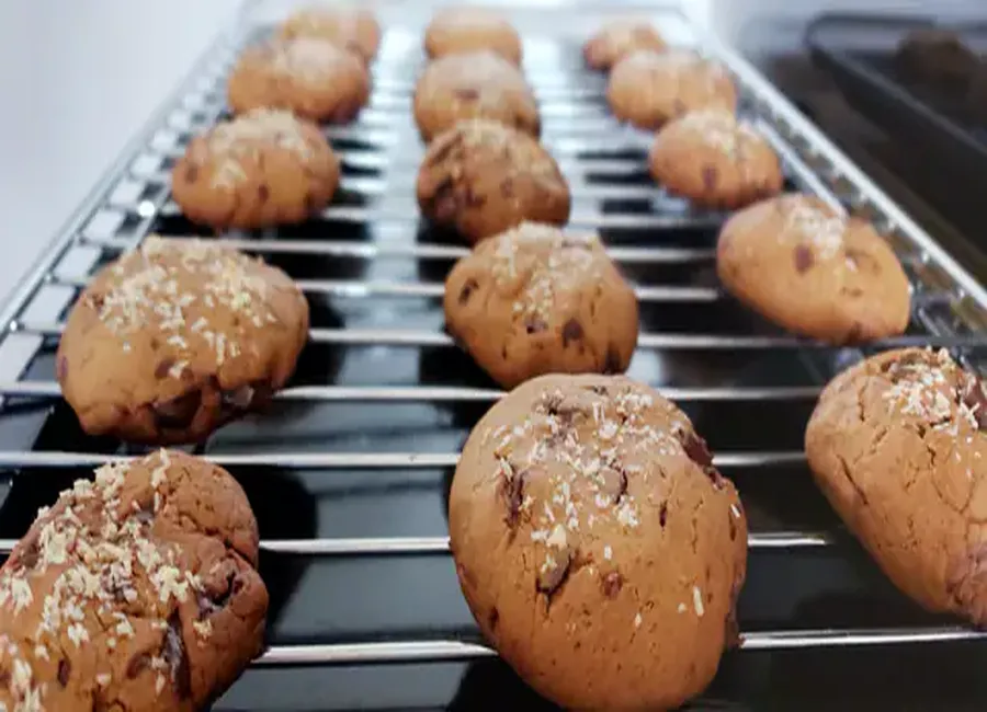 Cookies aux pépites de chocolat et beurre de cacahuète