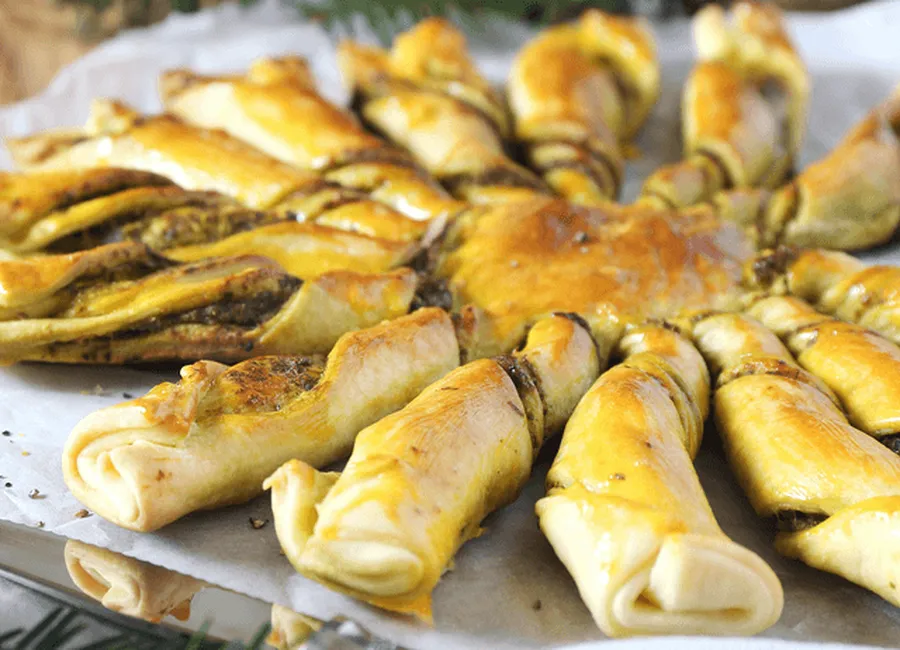 Tarte aux légumes du soleil et jambon