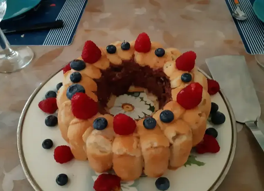 La charlotte choco fruit