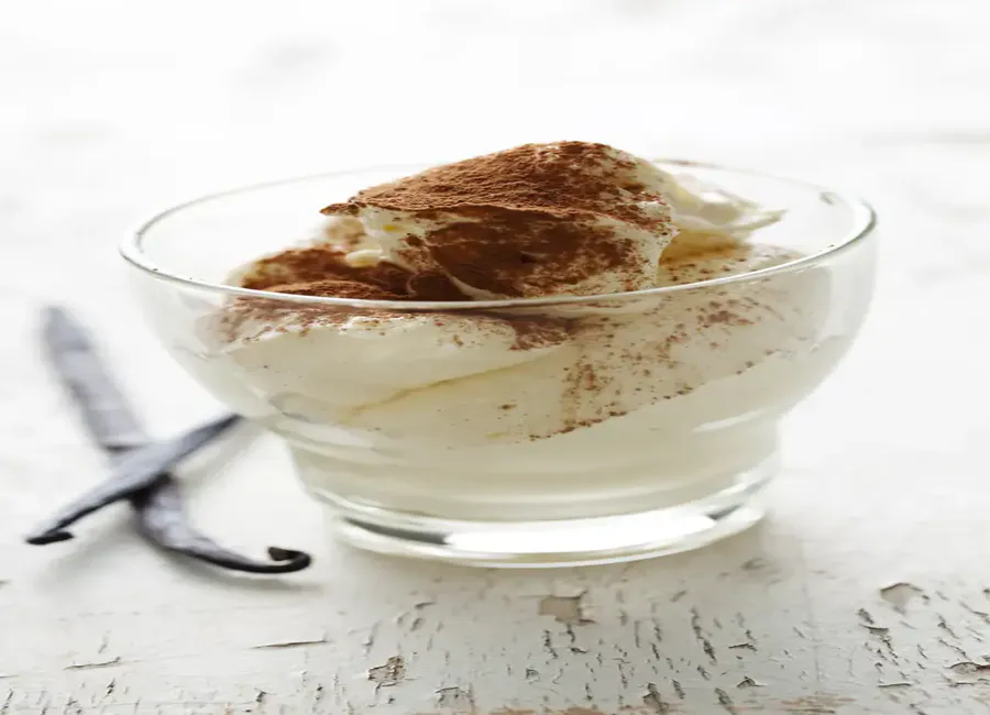 Mousse à la vanille