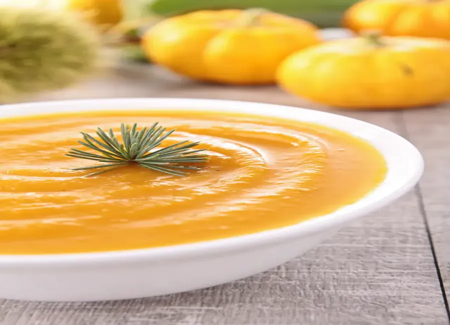 Soupe au potiron et pommes de terre