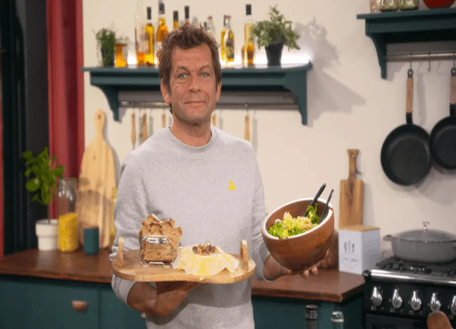 Camembert rôti, romarin et fruits secs par laurent mariotte