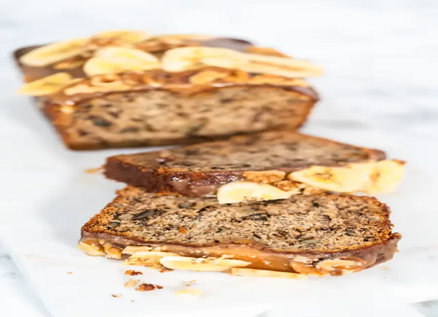 Banana bread healthy et rapide aux pépites de chocolat
