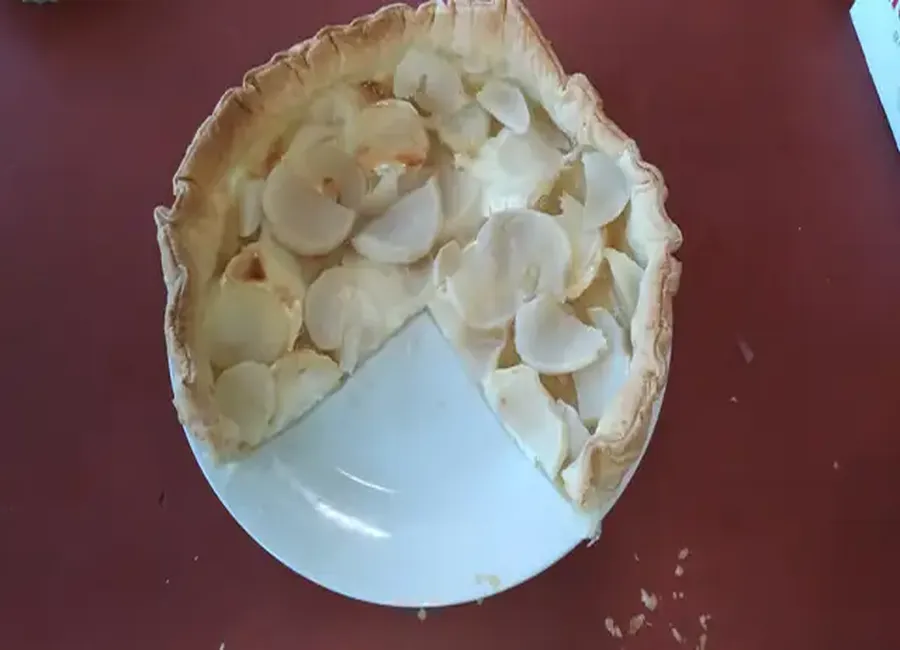 Tarte aux navets et au chèvre