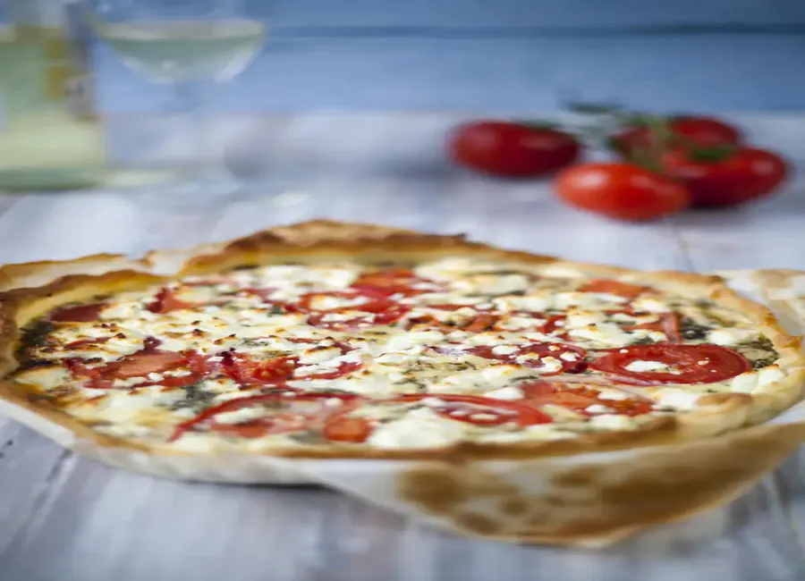 Tarte fondante tomate et chèvre