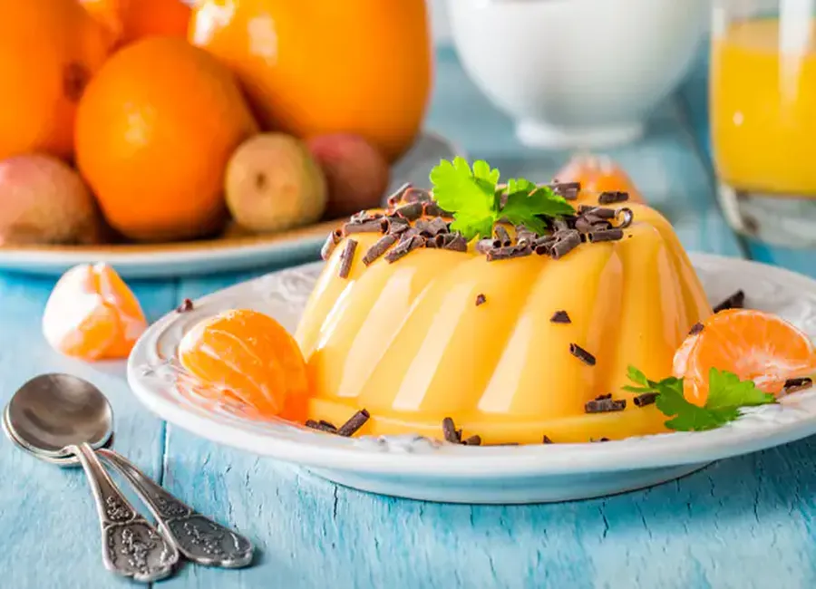 Pudding léger à l'orange