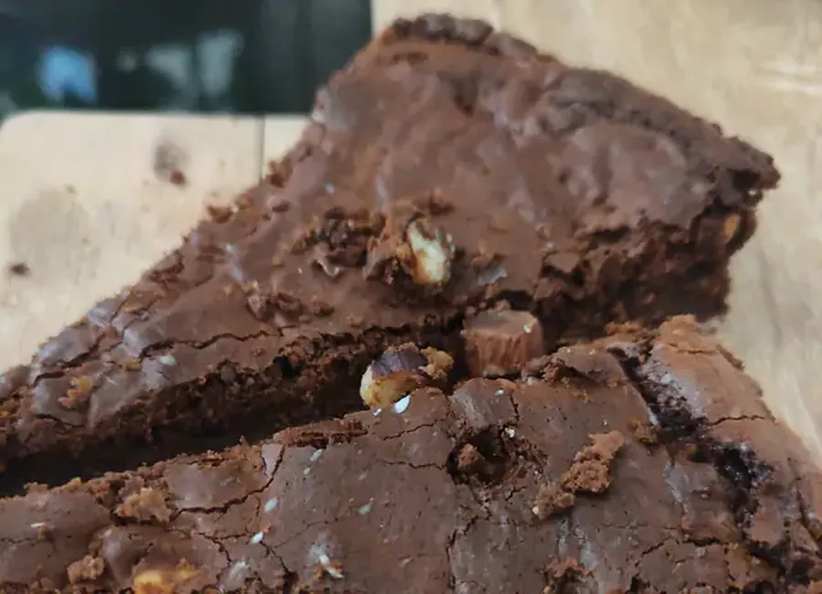 Brownies au chocolat et aux noisettes
