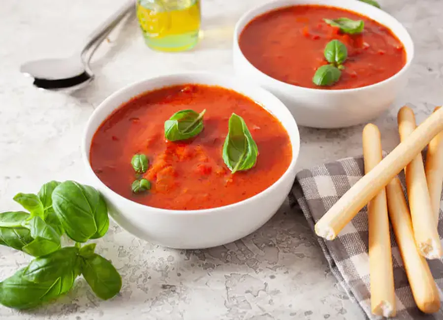 Soupe surprise aux poivrons