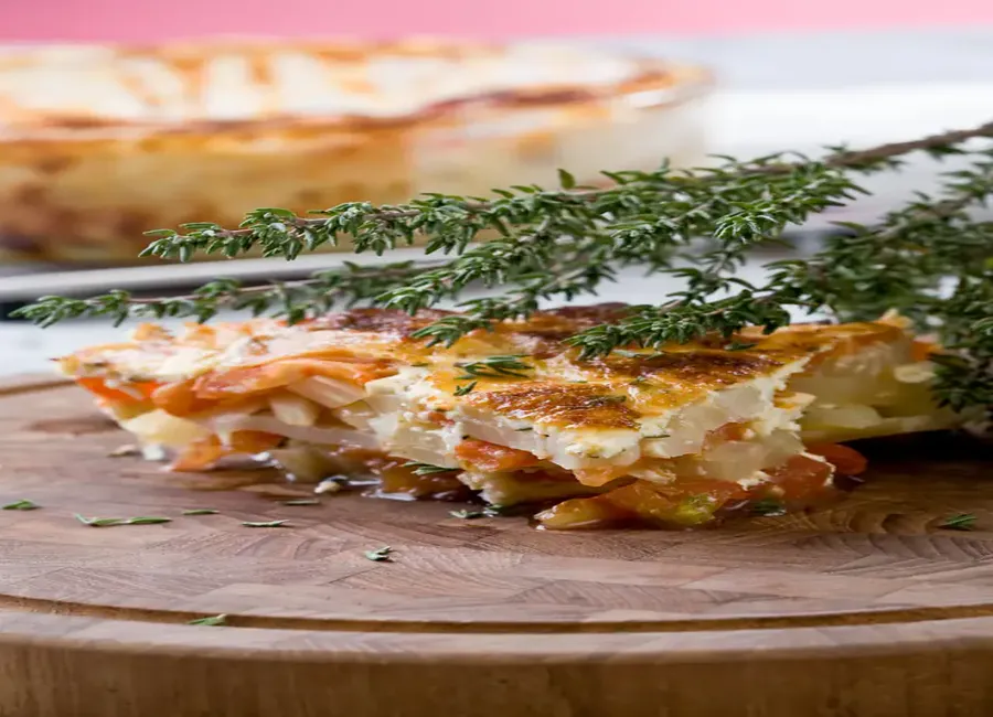 Gratin de fenouil et tomates