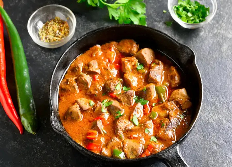 Sauté de porc au colombo