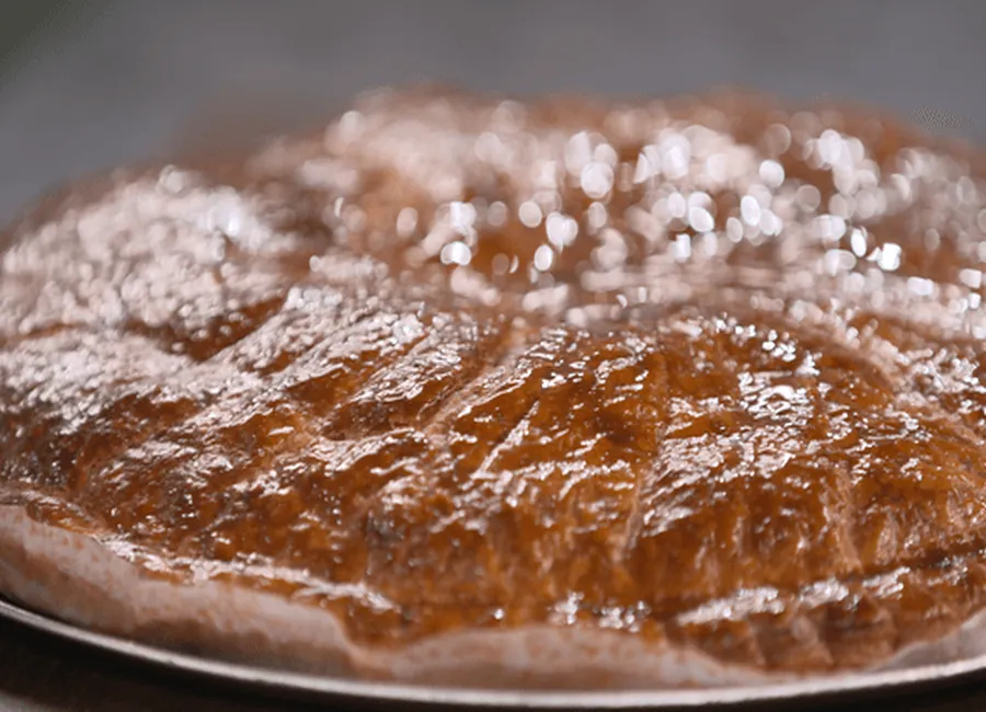 Galette des rois choco-noisette par laurent mariotte