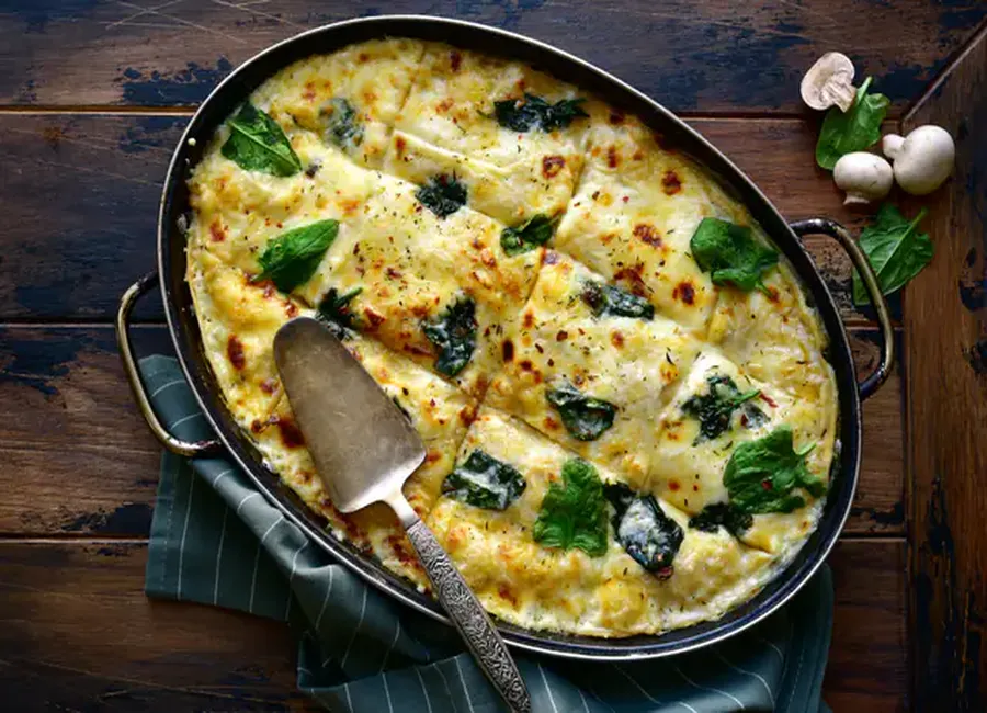 Lasagnes poulet - curry