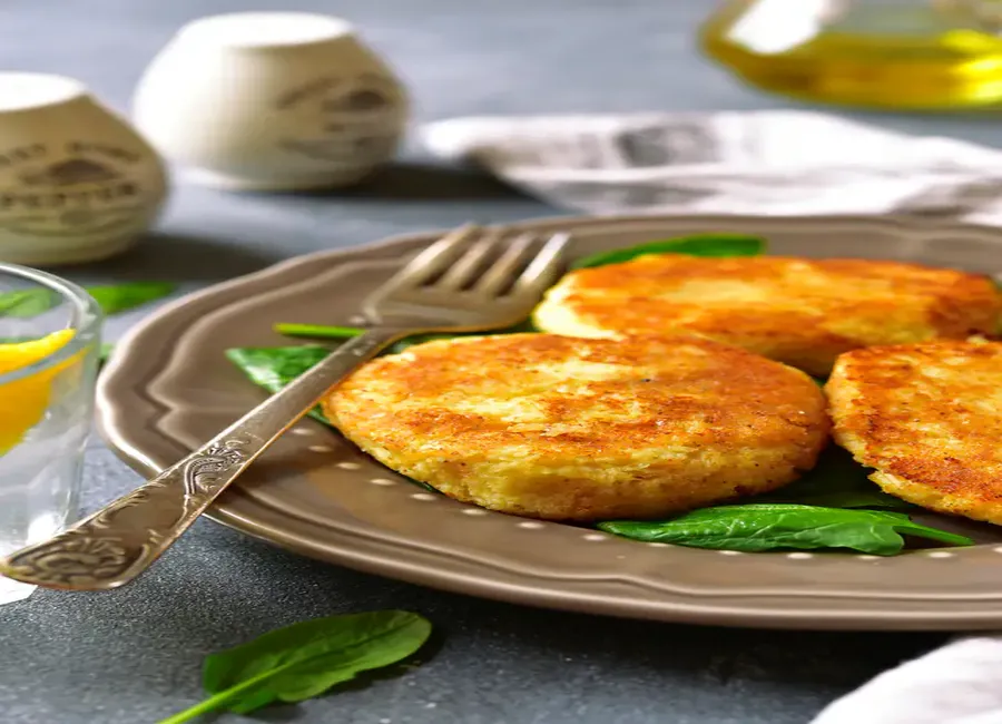 Galettes de chou-fleur panées