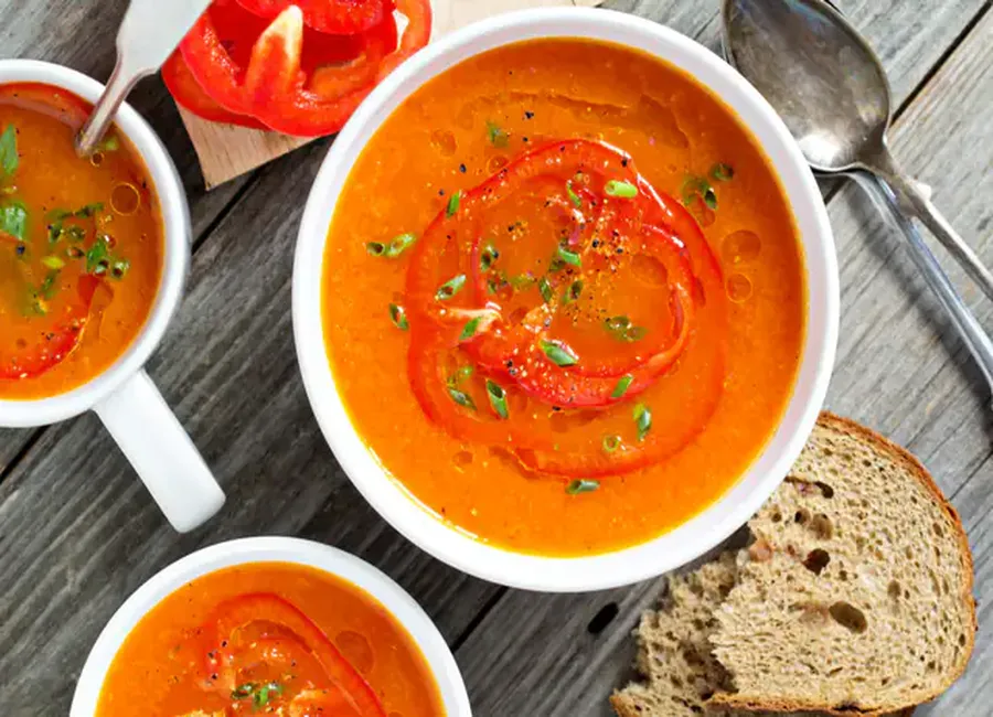 Soupe de poivrons