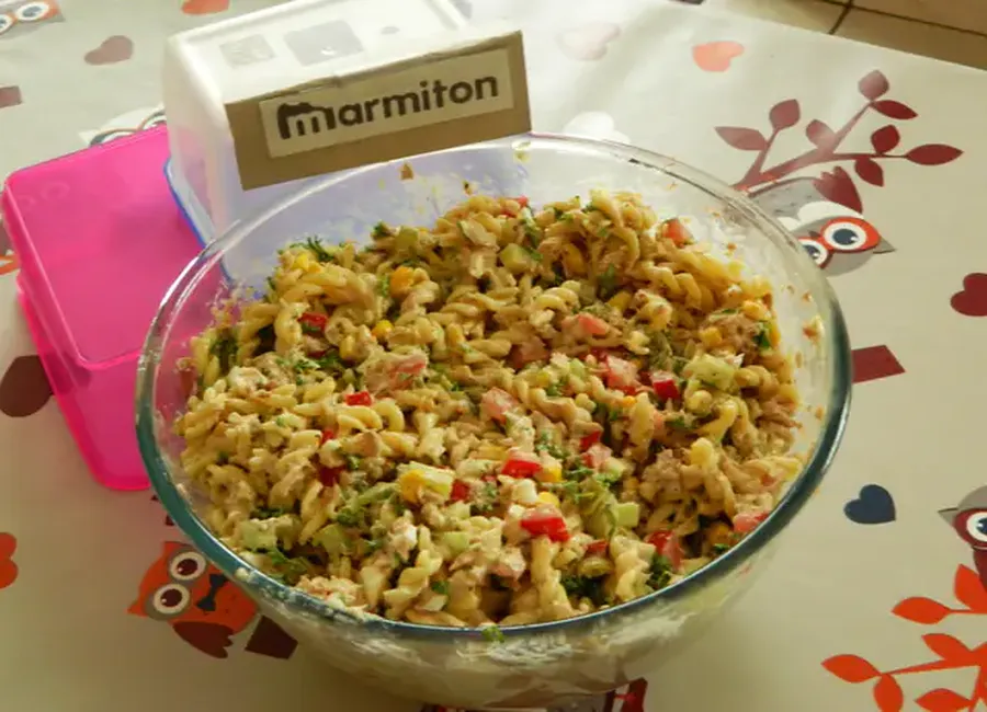 Salade de pâtes estivale