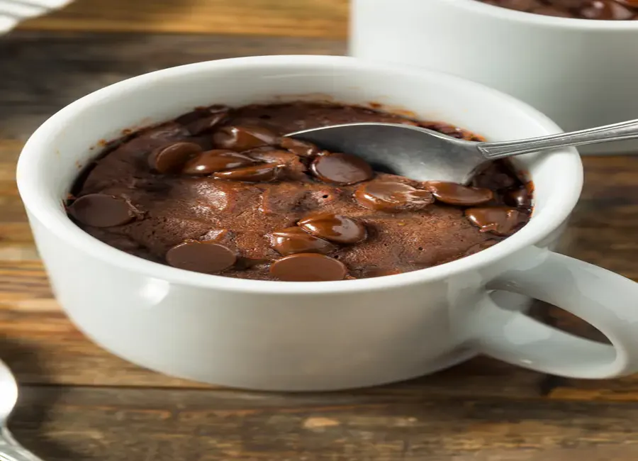Mugcake léger et sans gluten chocolat banane