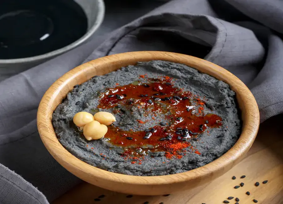 Black houmous