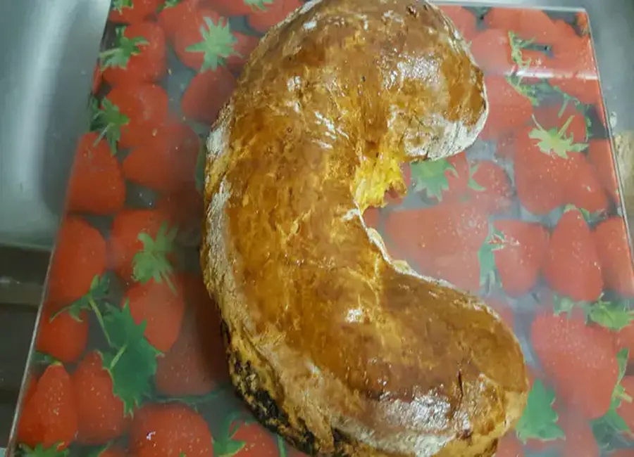 Brioche : lune au chocolat