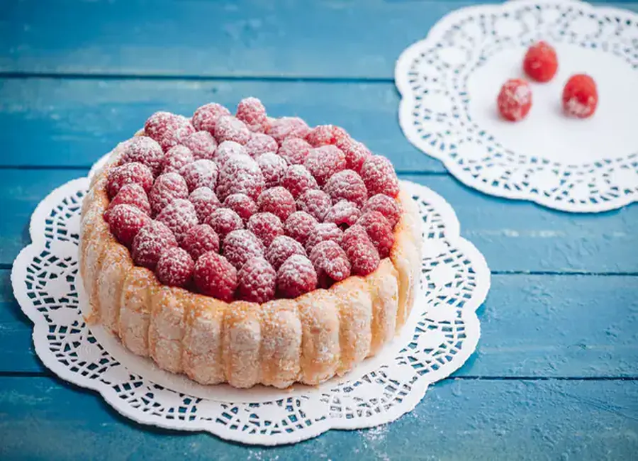 Charlotte aux framboises