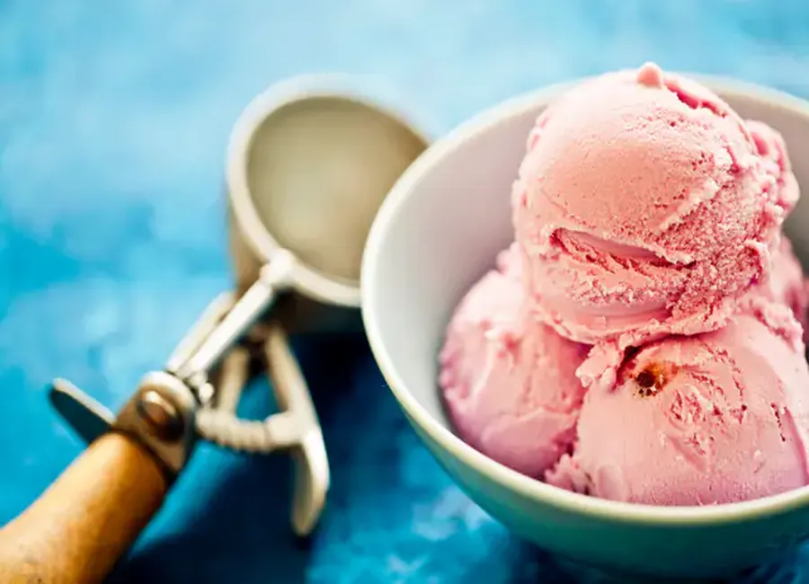 Crème glacée onctueuse sans lactose