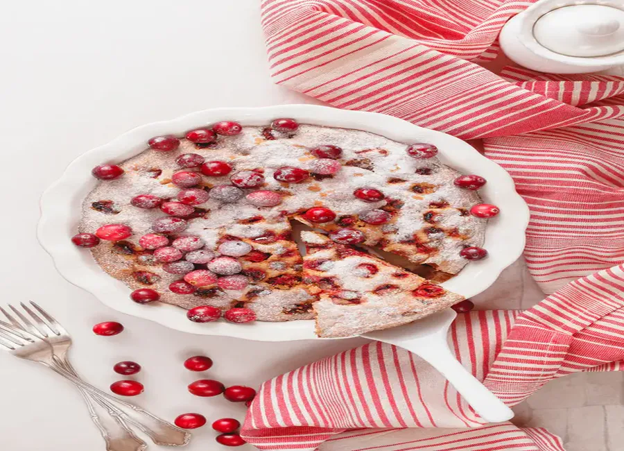 Gâteau aux cranberries