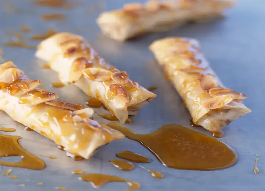 Cigares aux amandes et au miel