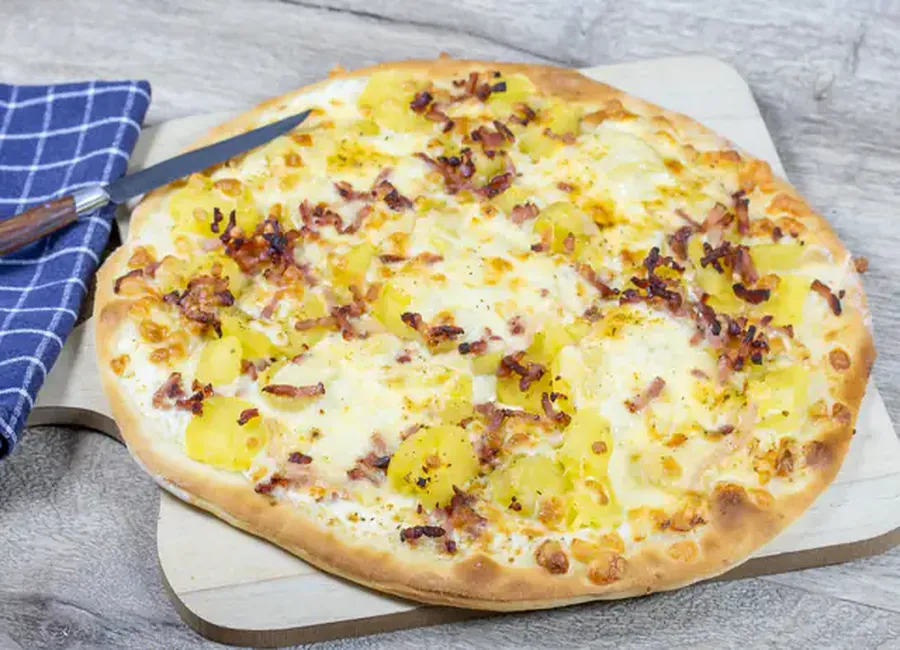Pizza à la raclette