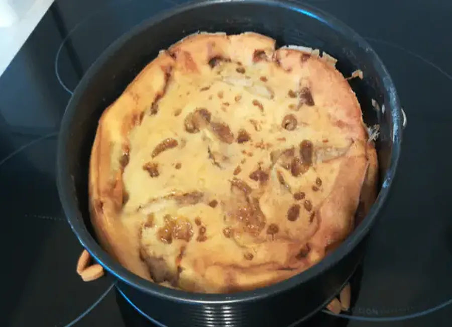 Fondant fleur d'oranger bananes caramélisées