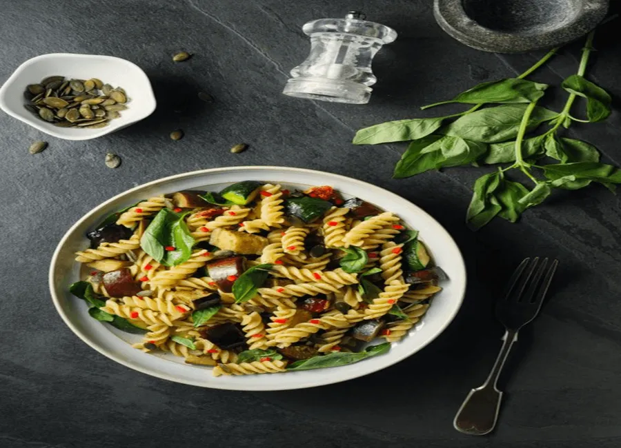 Salade de pâtes italienne aux légumes