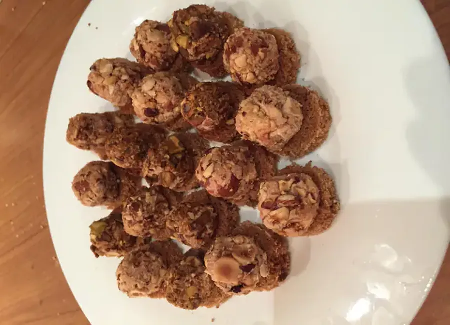 Bonbons de foie gras et pain d'épice