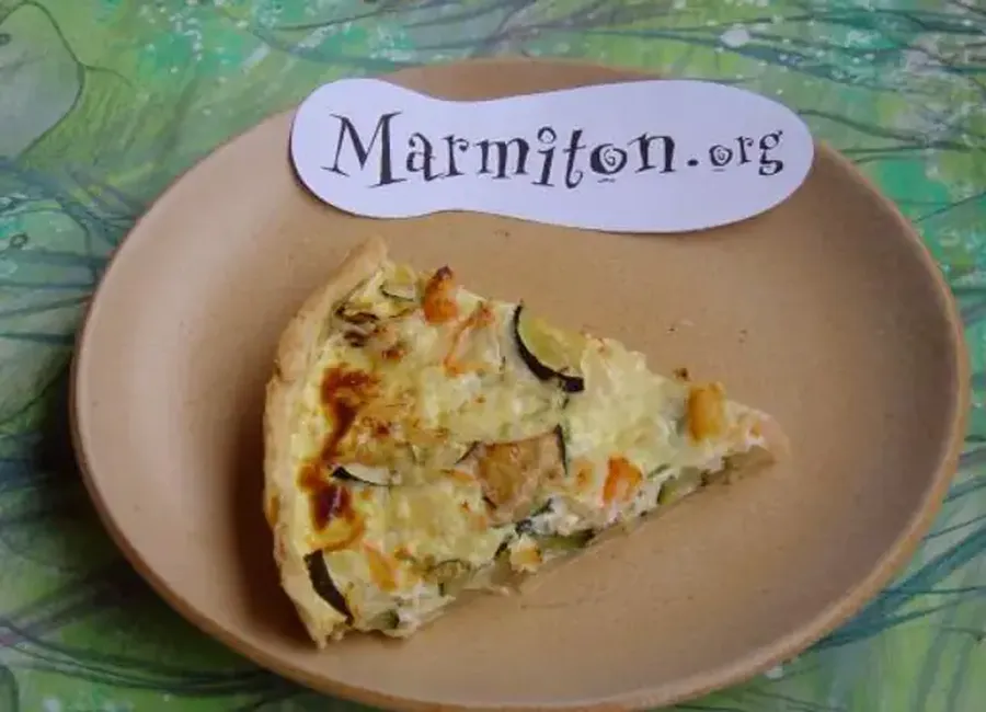 Tarte crabe courgettes