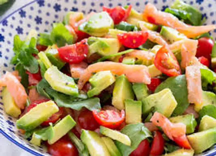 Salade merveilleuse à l'avocat