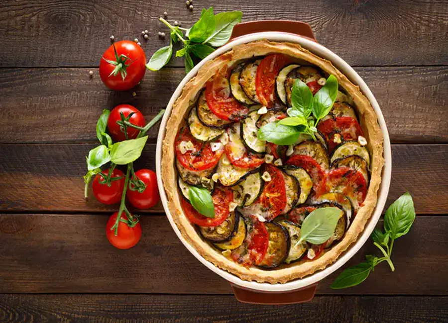 Tarte aux courgettes façon tian
