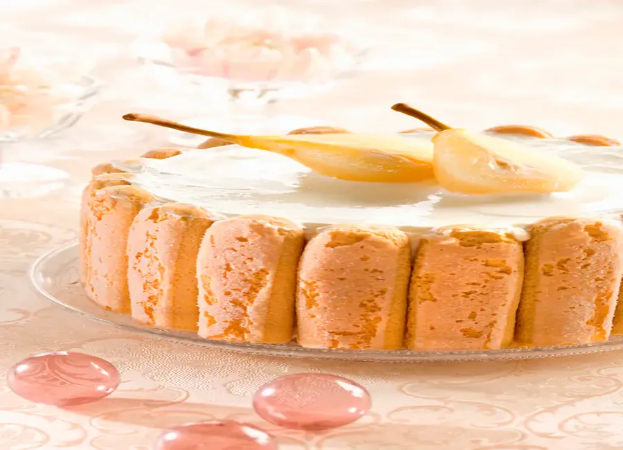 Charlotte aux poires et chocolat