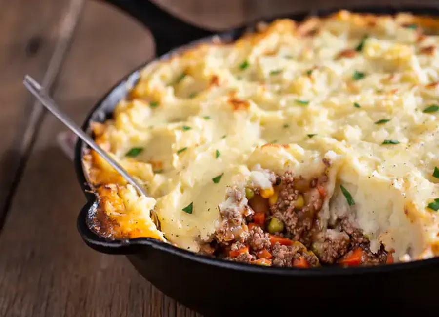 Hachis parmentier aux légumes du soleil