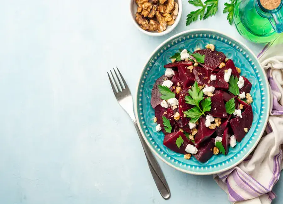 Salade d'automne à la betterave