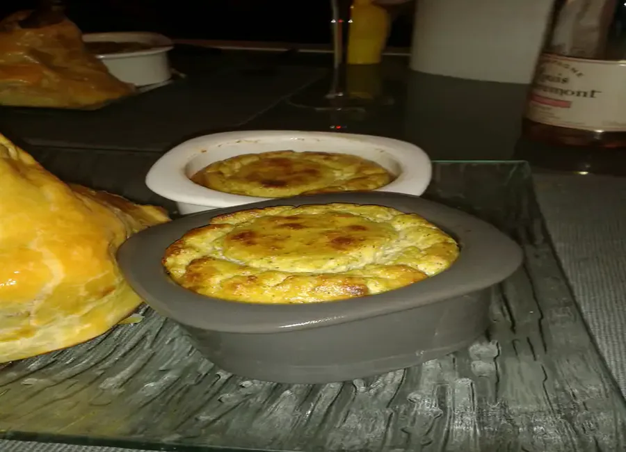Soufflé de courgettes au gruyère