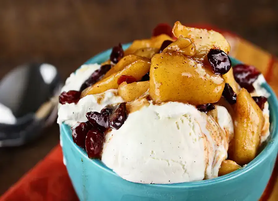 Fruits d’automne poêlés aux épices